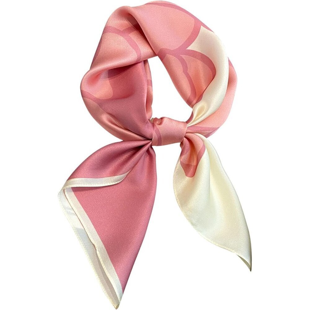 Pure Mulberry 23-white Silk Square Scarf Women Soft Head Neck Scarf Gift Packed